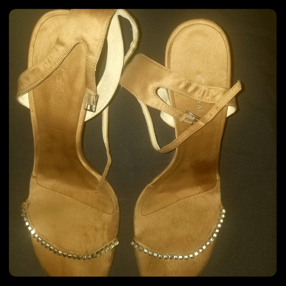 Calvin Klein Bronze with Mirrored Heels